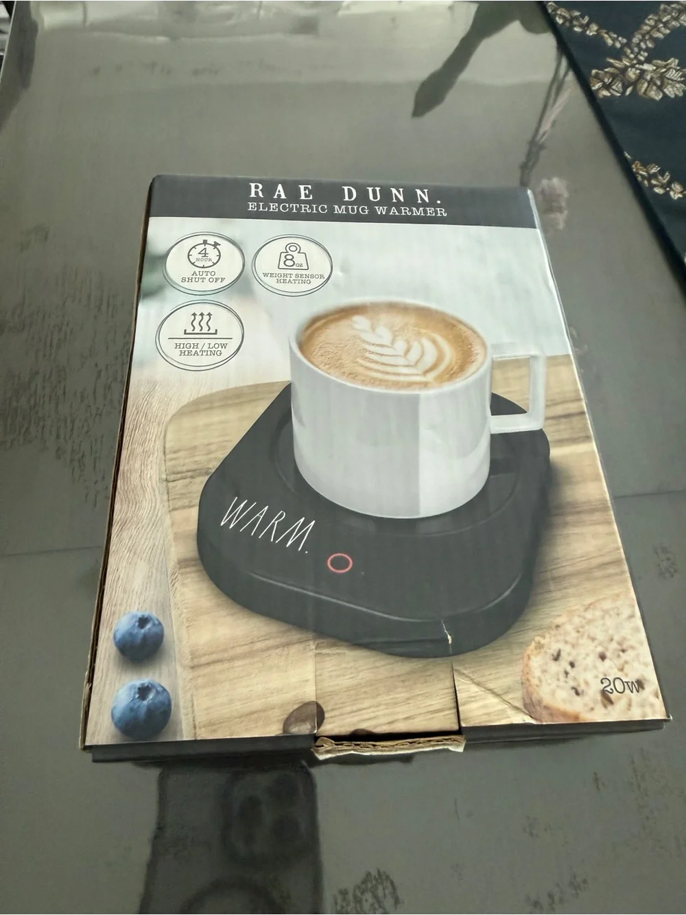 Rae Dunn Black Electric Mug Warmer- NEW